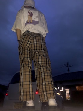 「BENCH（BENSAN）（ベンチ）のアイテム」を使った、りゅーせーさん（メンズ・168cm）の夏コーディネート