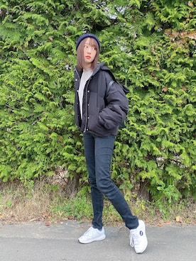 藤江れいなさん(レディース・162cm)の冬コーディネート