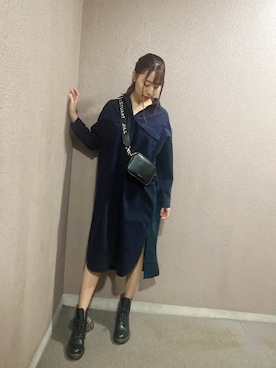 「JILL STUART（ジルスチュアート）のアイテム（ショルダーバッグ）」を使った、藤江れいなさん（レディース・162cm・20代）の冬コーディネート