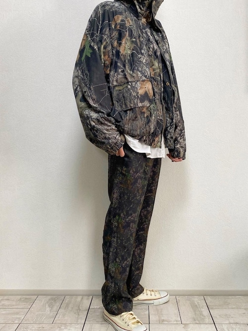 HARE ハレ カモフラ　セットアップ　スーツ　テーラード　パンツ HARE ハレ カモフラ セットアップ スーツ テーラード パンツ