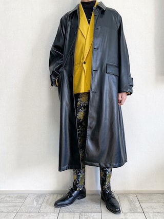 HARE（ハレ）の「シンセティックレザーコート(HARE)（ステン