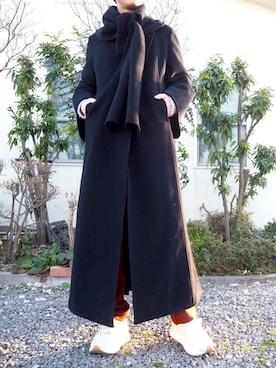 「MARNI（マルニ）のアイテム（シューズ）」を使った、yutaさん（メンズ・174cm）の冬コーディネート