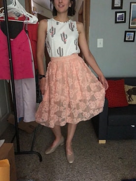「dressup」｜Rebecca Biggsさん（レディース・170cm）の夏コーディネート