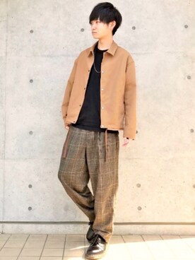 こめさん（メンズ・177cm）の秋コーディネート