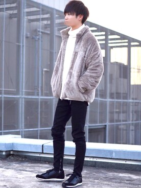 こめさん（メンズ・177cm）の冬コーディネート