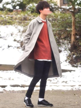 こめさん（メンズ・177cm）の冬コーディネート