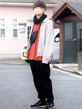 こめさん（メンズ・177cm）の冬コーディネート