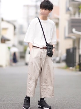 「Add+（アッド）のアイテム」を使った、こめさん（メンズ・178cm）の夏コーディネート