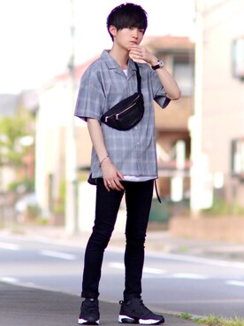 こめさん（メンズ・177cm）の夏コーディネート