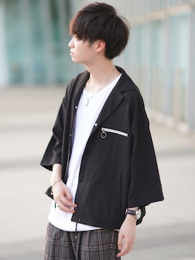 こめさん（メンズ・177cm）の夏コーディネート