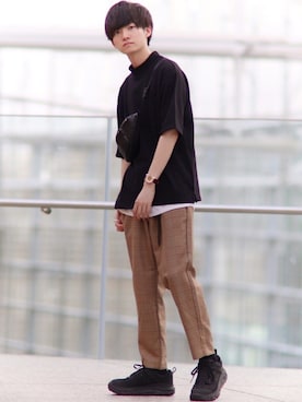 ボディバッグ ウエストポーチを使った 恋ステwearコーデ のメンズ人気ファッションコーディネート Wear