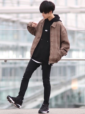 こめさん（メンズ・177cm）の冬コーディネート