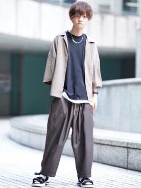 こめさん(メンズ・177cm)の春コーディネート