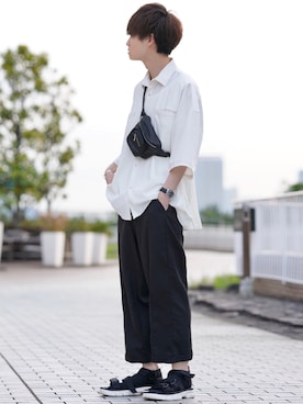 「SHAKA（シャカ）のアイテム」を使った、こめさん（メンズ・177cm）の夏コーディネート