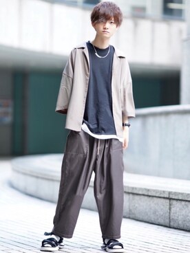 こめさん(メンズ・177cm)の夏コーディネート