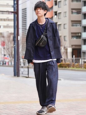 こめさん（メンズ・177cm）の春コーディネート