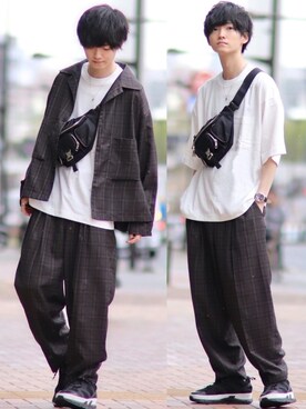 こめさん（メンズ・177cm）の春コーディネート