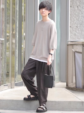 こめさん（メンズ・177cm）の春コーディネート