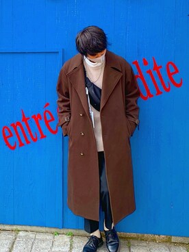 「PUBLIC TOKYO（パブリックトウキョウ）のアイテム（その他アウター）」を使った、YUUKI【相互フォロー】さん（メンズ・175cm）の冬コーディネート