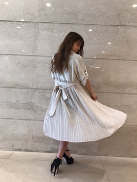 江澤加奈子さん（レディース・149cm）の春コーディネート