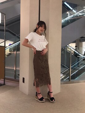 江澤加奈子さん(レディース・149cm)の春コーディネート