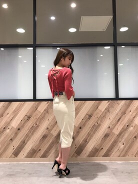 江澤加奈子さん(レディース・149cm)の春コーディネート