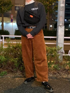 スパイラル綿棒さん（メンズ・160cm）の冬コーディネート