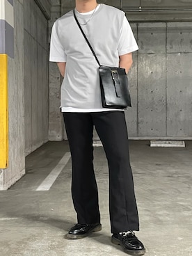 「露天のゴミのアイテム（ネックレス、シルバー系）」を使った、スパイラル綿棒さん（メンズ・160cm）の春コーディネート