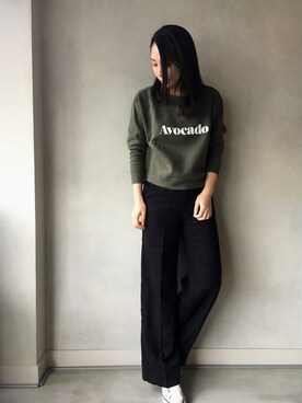 MAISON DE REEFURのスウェットを使った人気ファッションコーディネート
