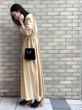 KAZUKI SHINOHARAさん（レディース・163cm）の冬コーディネート