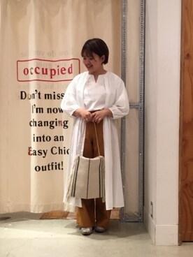 「coen」｜くど さんさん（レディース・160cm）の春コーディネート