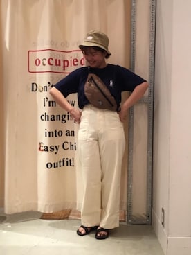 「coen」｜くど さんさん（レディース・160cm）の春コーディネート