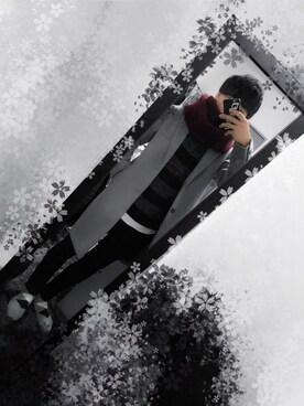 「WEGO（ウィゴー）のアイテム（チェスターコート）」を使った、👻りゅうちゃん👻さん（メンズ・168cm）の夏コーディネート