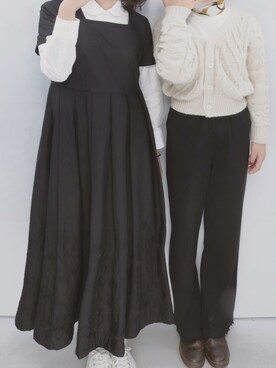 COMME des GARCONS COMME des GARCONS ワンピ COMME des GARCONS / ハート刺繍ワンピース S ネイビー I-24-09