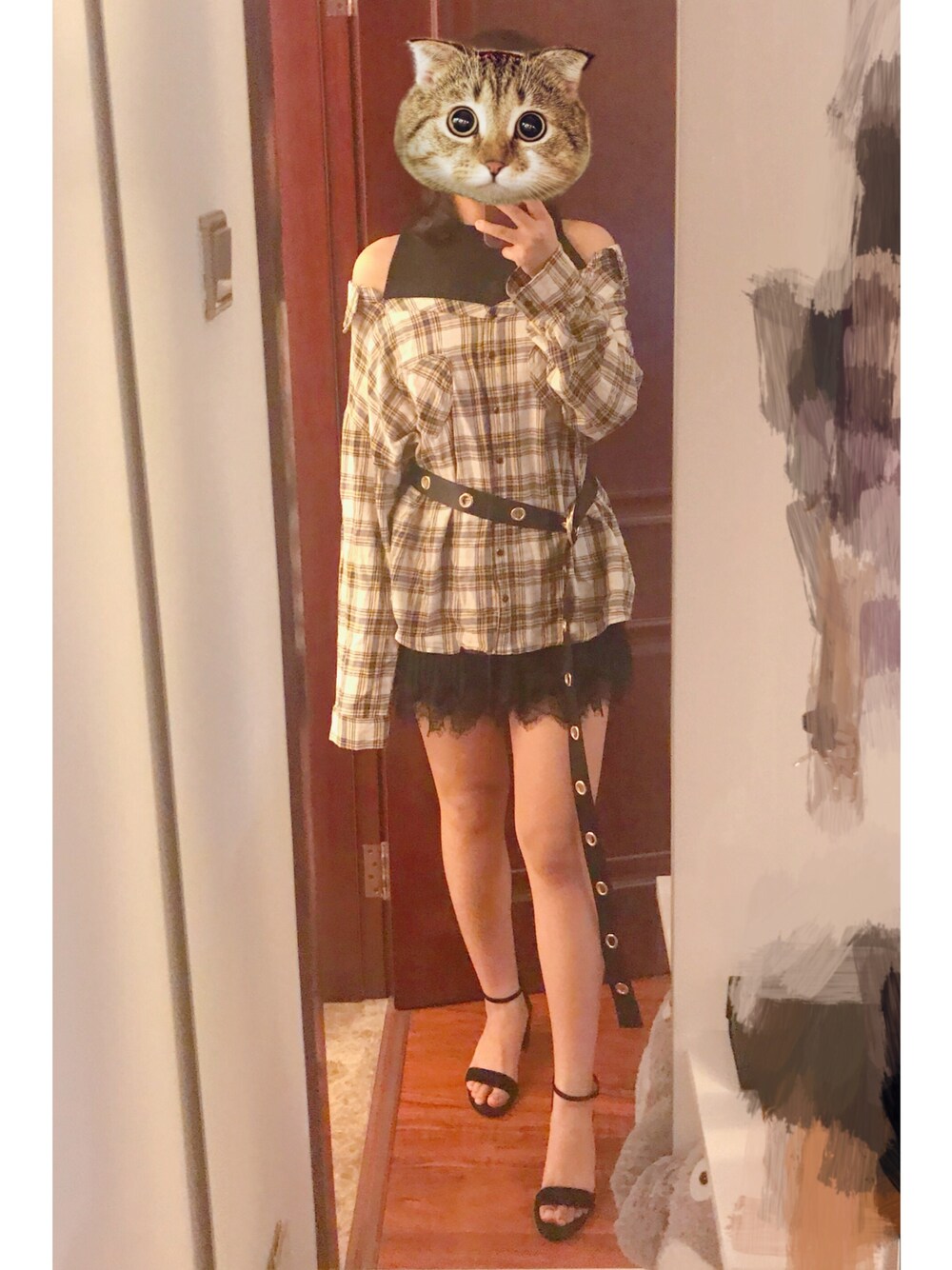 「onespoのアイテム（トップス、イエロー系）」を使った、Saltさん（レディース・165cm）の春コーディネートの1枚目の写真
