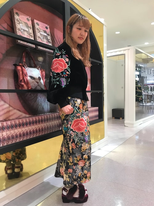 Yukiko ルクアイーレイセタンクローゼットあちゃちゅむ Ahcahcum Muchachaのスタジャンを使ったコーディネート Wear