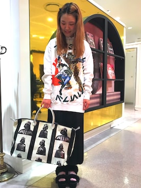 「AHCAHCUM.muchacha（アチャチュムムチャチャ）のアイテム」を使った、yukikoさん（レディース・164cm）の冬コーディネート