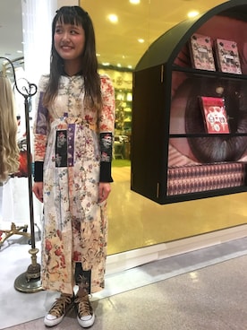 「あちゃちゅむ」｜「アイテム（ワンピース/ドレス）」を使った、yukikoさん（レディース・164cm）の春コーディネート
