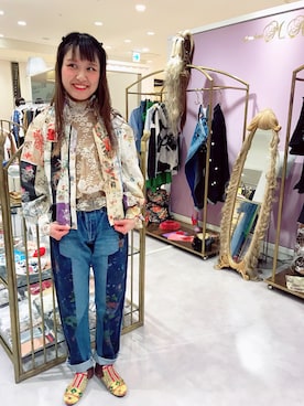「あちゃちゅむ」｜「アイテム（パンツ）」を使った、yukikoさん（レディース・164cm）の春コーディネート