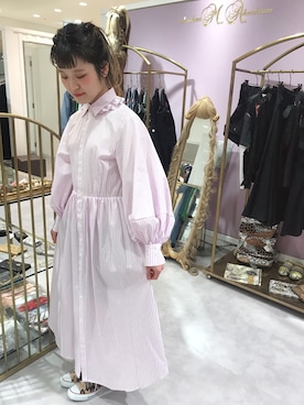 「あちゃちゅむ」｜「アイテム（ワンピース/ドレス）」を使った、yukikoさん（レディース・164cm）の春コーディネート