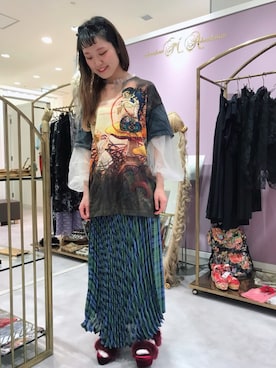 「AHCAHCUM.muchacha（アチャチュムムチャチャ）のアイテム」を使った、yukikoさん（レディース・164cm）の春コーディネート