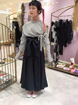 「あちゃちゅむ」｜「アイテム（ワンピース/ドレス）」を使った、yukikoさん（レディース・164cm）の春コーディネート