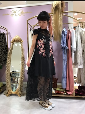 「あちゃちゅむ」｜「アイテム（ワンピース/ドレス）」を使った、yukikoさん（レディース・164cm）の夏コーディネート