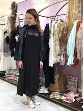 「あちゃちゅむ」｜「アイテム（ワンピース/ドレス）」を使った、yukikoさん（レディース・164cm）の秋コーディネート