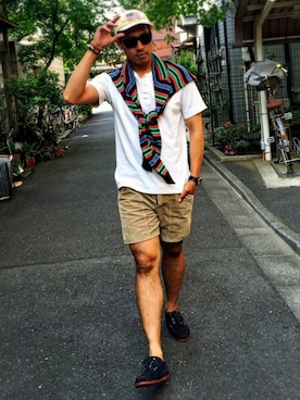 「ELECTRIC（エレクトリック）のアイテム」を使った、江部 臨太郎さん（メンズ・184cm）の春コーディネート