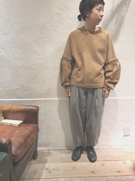 「RNA」｜「アイテム（その他シューズ）」を使った、hiroseさん（レディース・155cm）の秋コーディネート