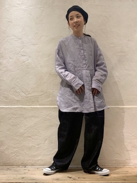 「URCH RNA（アーチ アールエヌエー）のアイテム」を使った、hiroseさん（レディース・155cm）の春コーディネート