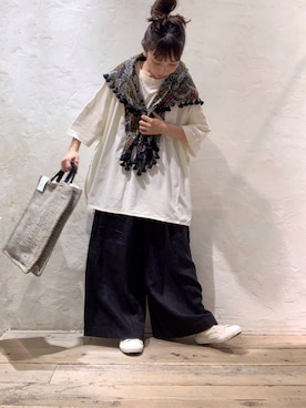 「MASTER&Co（マスターアンドコー）のアイテム（シューズ）」を使った、hiroseさん（レディース・155cm）の春コーディネート