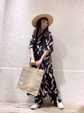 「RNA」｜「アイテム（ワンピース/ドレス）」を使った、hiroseさん（レディース・155cm）の春コーディネート