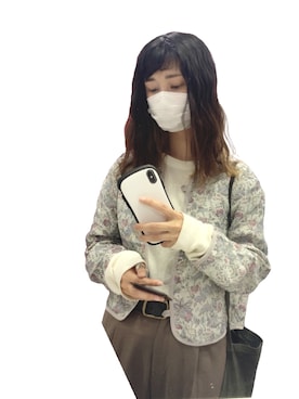「PUBLUX（パブリュクス）のアイテム（ブルゾン）」を使った、わ さん（レディース・165cm）の春コーディネート